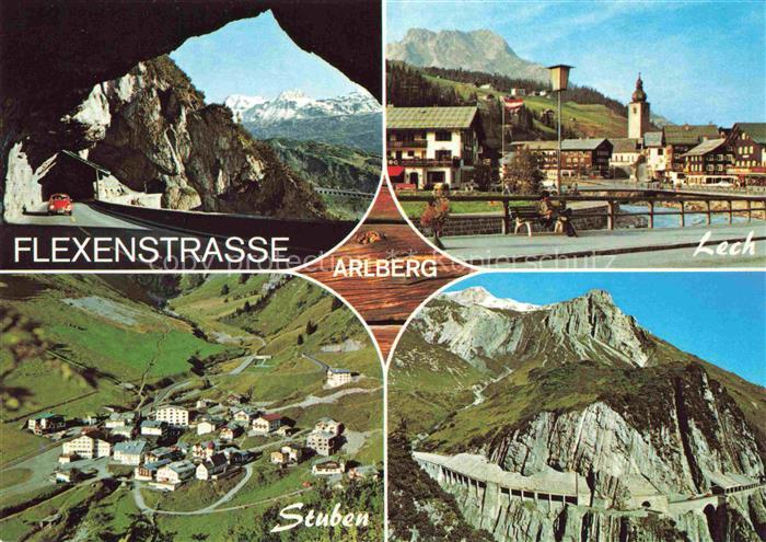 Stuben Vorarlberg Flexenstrasse Tirol AT Flexenstrasse Lech Fliegeraufnahmen