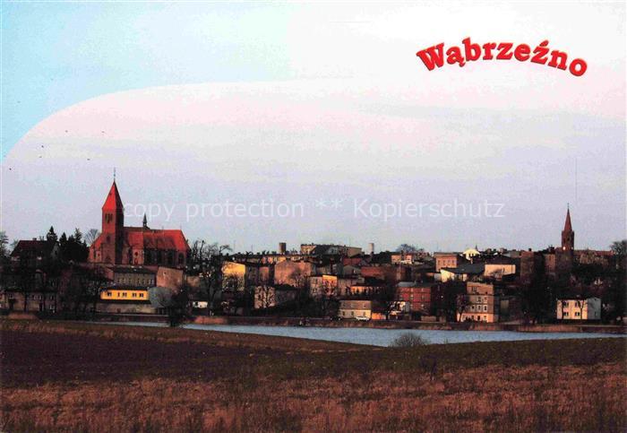 Wabrzezno Briesen Westpreussen PL Panorama Kirche