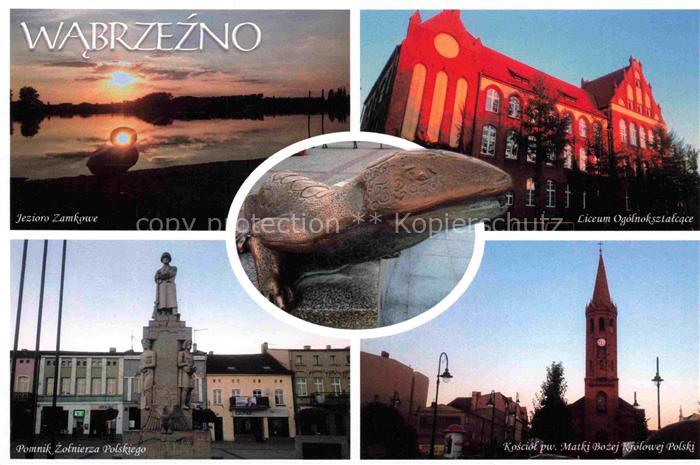 Wabrzezno Briesen Westpreussen PL Jezimo Zamkoue Liceum Ogolnoksztafcace Kosciol