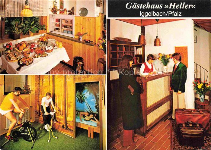 Iggelbach Elmstein Bad Duerkheim Rheinland-Pfalz Gaestehaus Heller Rezeption Fit