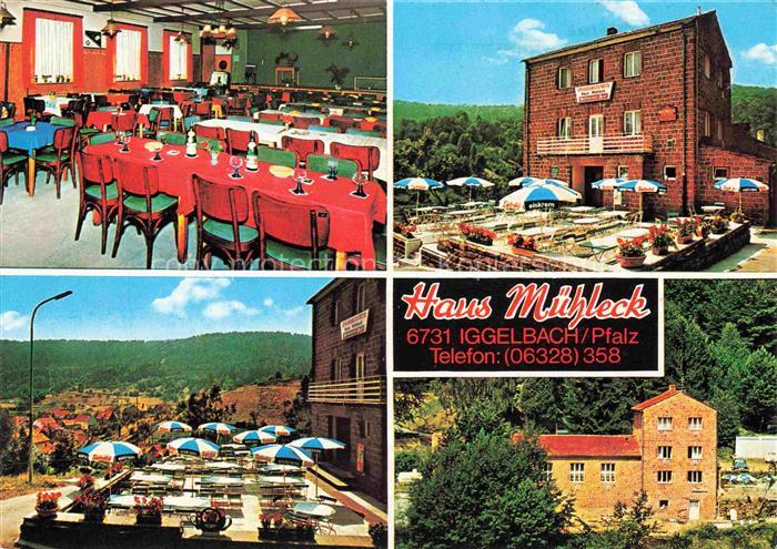 Iggelbach Elmstein Bad Duerkheim Rheinland-Pfalz Gasthaus Pension Haus Muehleck