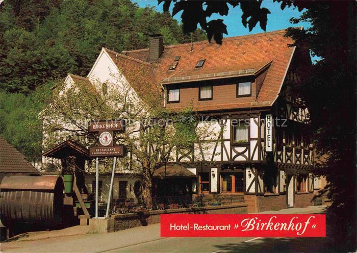 Weidenthal Pfalz Hotel Restaurant Birkenhof Fachwerkhaus