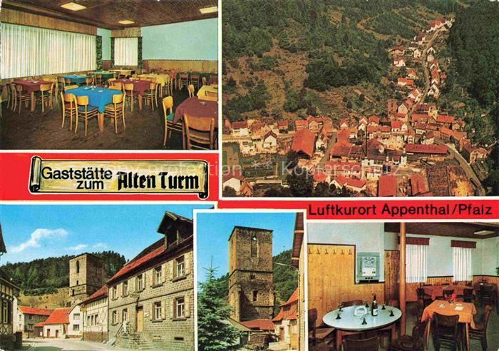 Appenthal Elmstein Bad Duerkheim Rheinland-Pfalz Gaststaette zum Alten Turm Gast