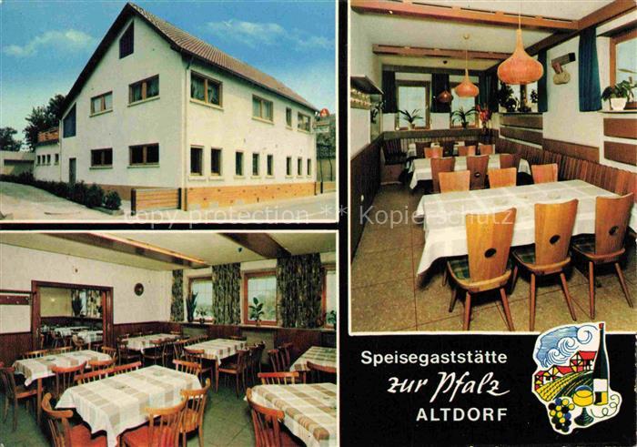 Altdorf Pfalz Gaststaette zur Pfalz Gastraum