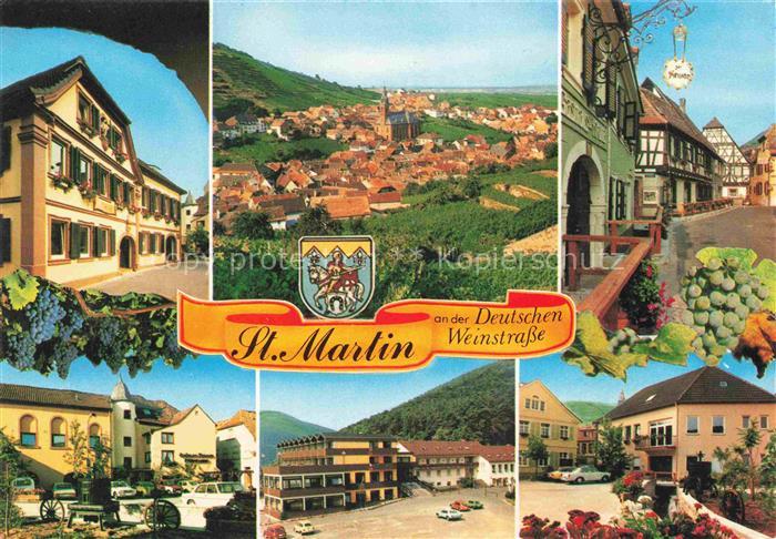 St Martin Pfalz Panorama Ortsmotive Ortszentrum