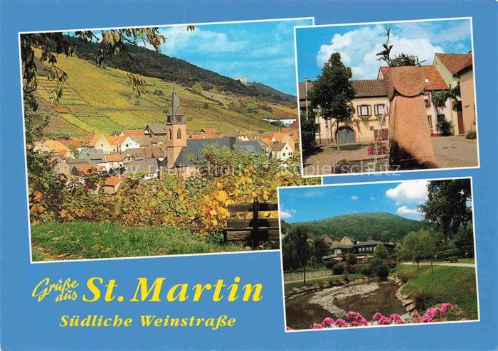 St Martin Pfalz Teilansichten Wein-Luftkurort