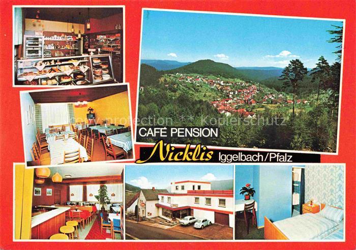 Iggelbach Elmstein Bad Duerkheim Rheinland-Pfalz Café Pension Nicklis Gastraum F
