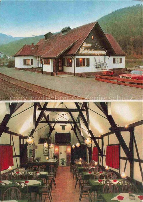 Appenthal Elmstein Bad Duerkheim Rheinland-Pfalz Gaststaette Zum Lokschuppen Gas