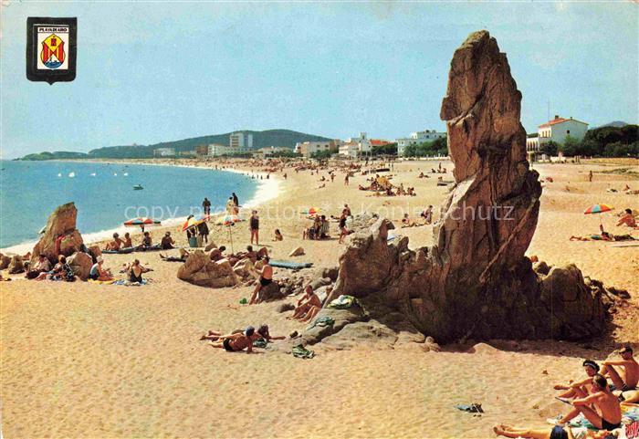 Playa de Aro Cataluna ES Vista parcial de la playa