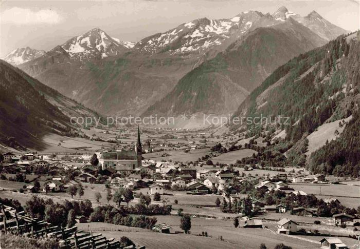 Rauris-Woerth AT Panorama Hochtal Blick gegen die Sonnblickgruppe Alpen