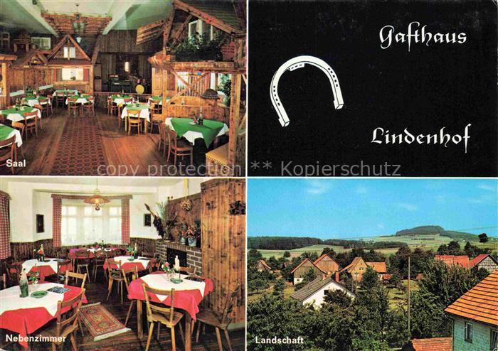 Oberdielbach Waldbrunn Neckar-Odenwald-Kreis BW Gasthaus Lindenhof Saal Nebenzim