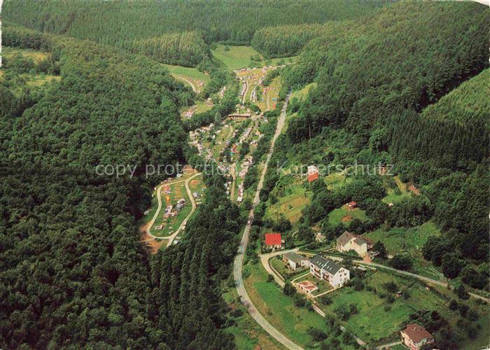 Hirschhorn Neckar Hessen Campingplatz Fliegeraufnahme