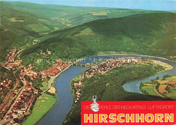 Hirschhorn Neckar Hessen Fliegeraufnahme