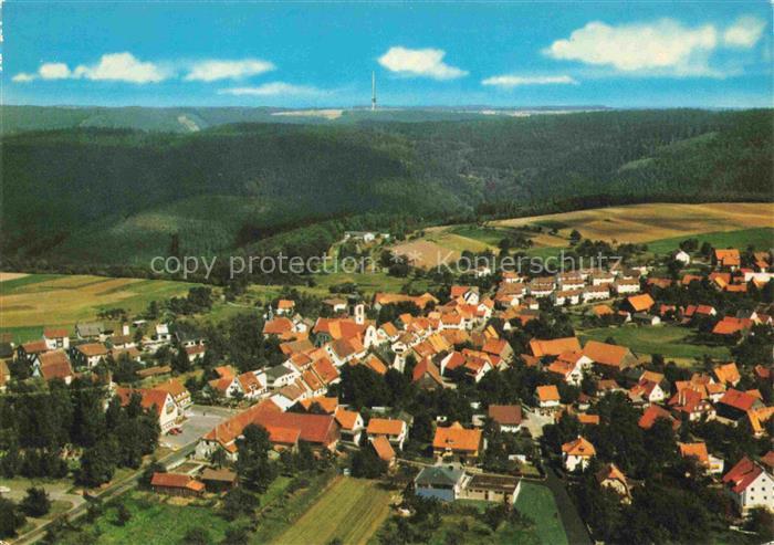 Struempfelbrunn Waldbrunn Fliegeraufnahme