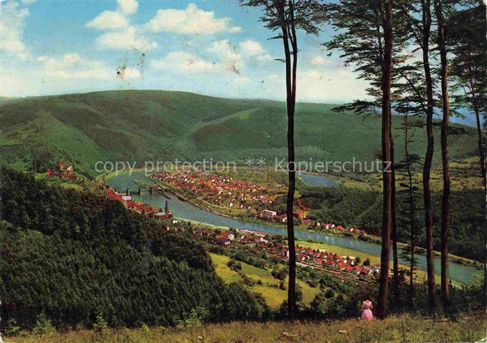 Hirschhorn Neckar Hessen Neckarpartie