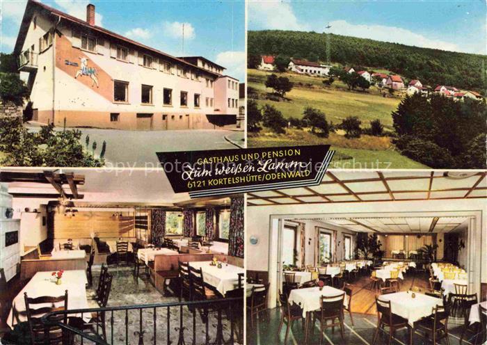 Kortelshuette Rothenberg Odenwald Gasthaus Pension Zum weissen Lamm Gastraeume P