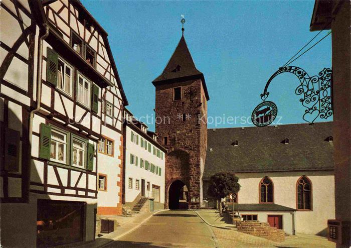 Hirschhorn Neckar Hessen Marktplatz