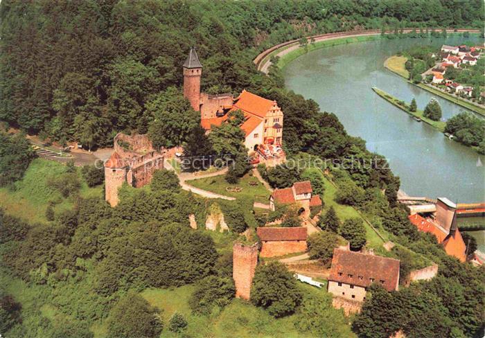 Hirschhorn Neckar Hessen Schloss Hotel Neckarpartie