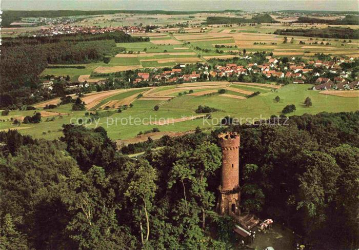 Waldkatzenbach Waldbrunn Aussichtsturm auf dem Katzenbuckel