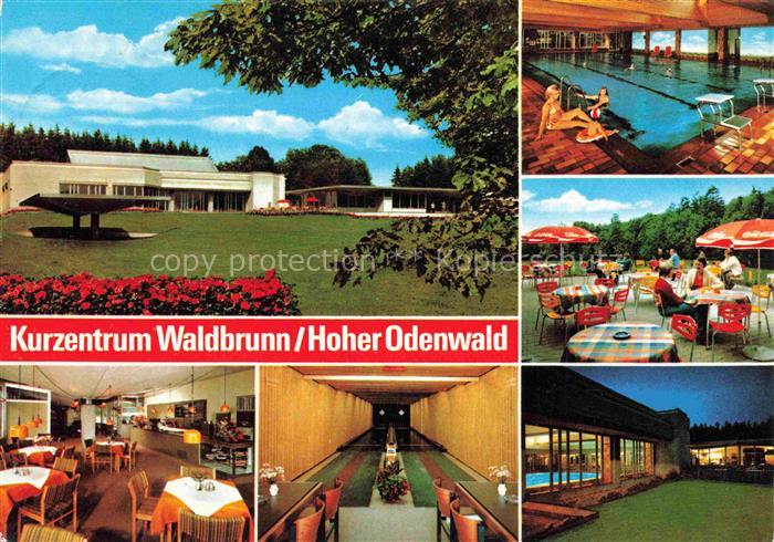 Waldbrunn Odenwald BW Kurzentrum Gastraum Kegelbahn Hallenbad Terrasse