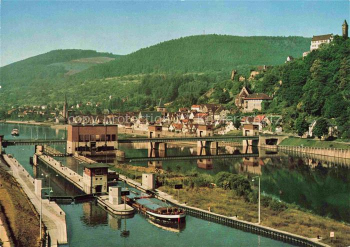 Hirschhorn Neckar Hessen Neckarschleuse