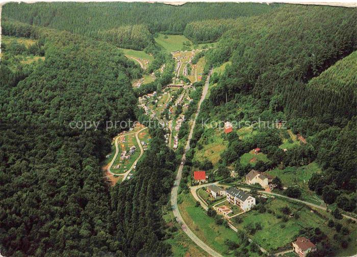 Hirschhorn Neckar Hessen Campingplatz Fliegeraufnahme