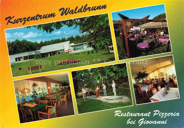 Waldbrunn Odenwald BW Restaurant Pizzeria bei Giovanni Gastraeume Minigolf