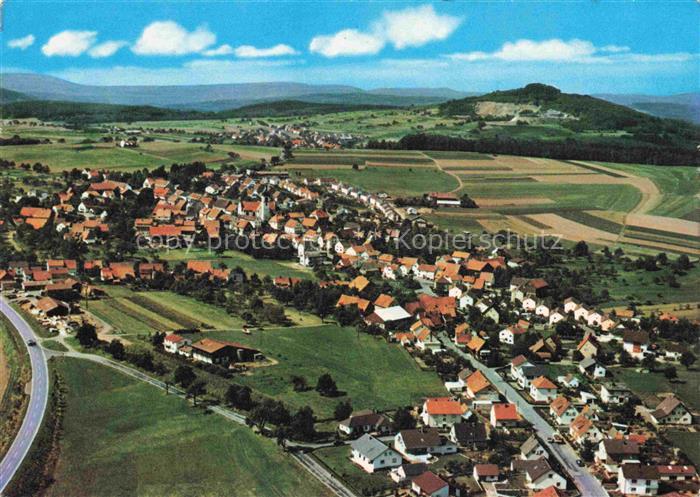 Struempfelbrunn Waldbrunn Fliegeraufnahme