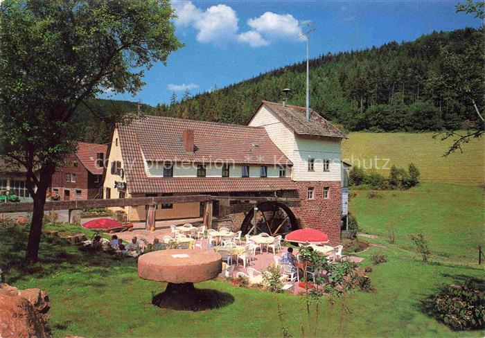 Oberhoellgrund Waldbrunn Gaststaette Zur Muehle Terrasse