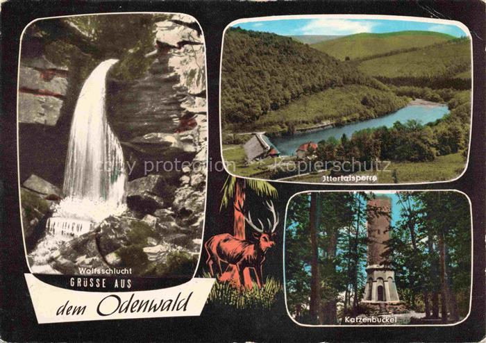 Struempfelbrunn Waldbrunn Wolfsschlucht Ittertalsperre Katzenbuckelturm