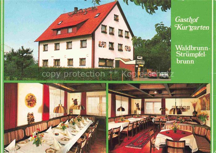 Struempfelbrunn Waldbrunn Gasthof Kurgarten Gastraeume