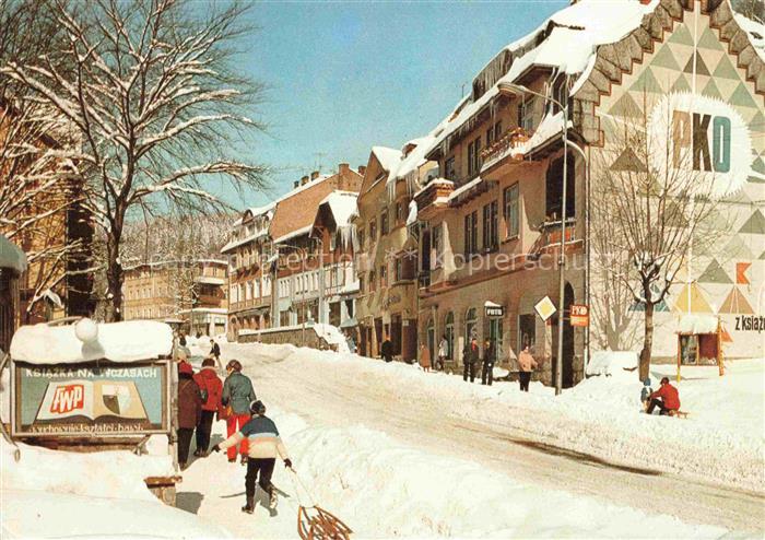 Szklarska Poreba Schreiberhau Riesengebirge PL Ulica Jednosci Narodu