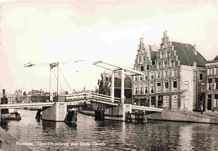 HAARLEM NL Cravestenebrug met Oude Geveis