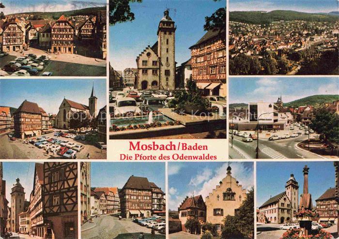 Mosbach Baden Neckar-Odenwald-Kreis BW Stadtkirche Hauptstrasse Palmsches Haus S