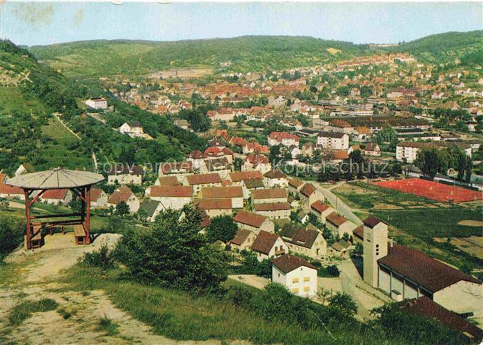 Mosbach Baden Neckar-Odenwald-Kreis BW Fliegeraufnahme