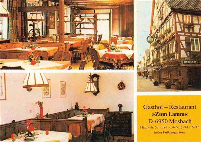 Mosbach Baden Neckar-Odenwald-Kreis BW Gasthof Zum Lamm Restaurant