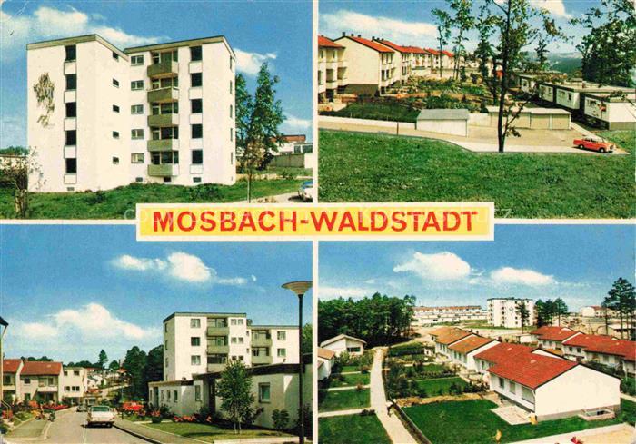 Mosbach Baden Neckar-Odenwald-Kreis BW Waldstadt Teilansichten