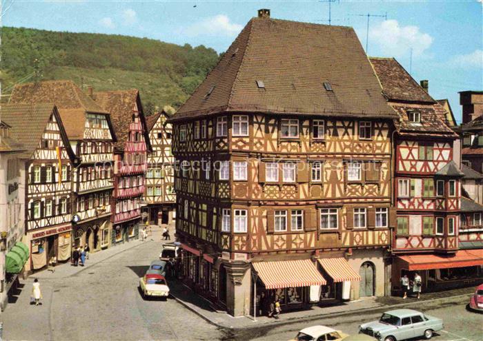 Mosbach Baden Neckar-Odenwald-Kreis BW Palmsches Haus Fachwerkhaeuser