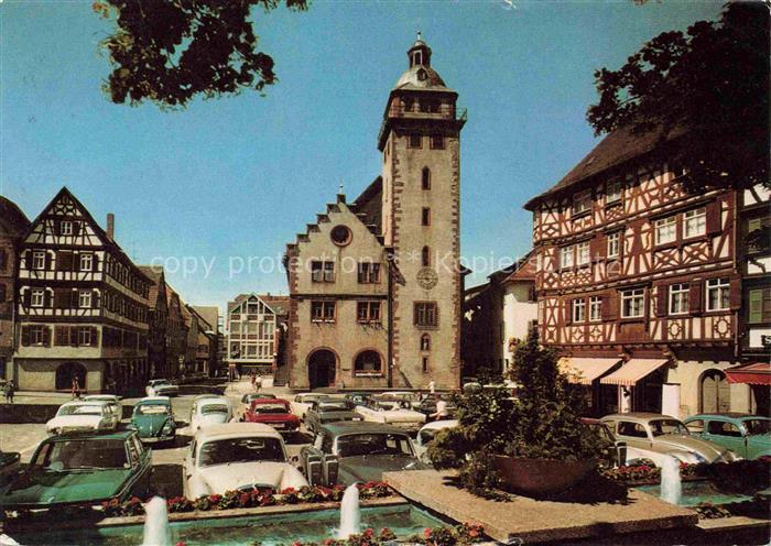 Mosbach Baden Neckar-Odenwald-Kreis BW Marktplatz