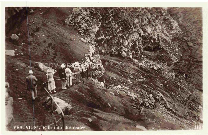 Vesuvius Vesuvio Vulkan Vulcano Volcano Napoli Campania IT Path into the crater