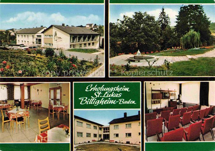 Billigheim Baden Neckar-Odenwald-Krei BW Erholungsheim St. Lukas Parkanlagen