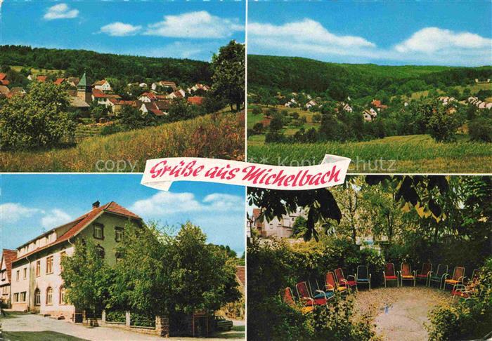 Michelbach Mosbach Odenwald Hotel Gasthaus Krone Panorama Landschaft