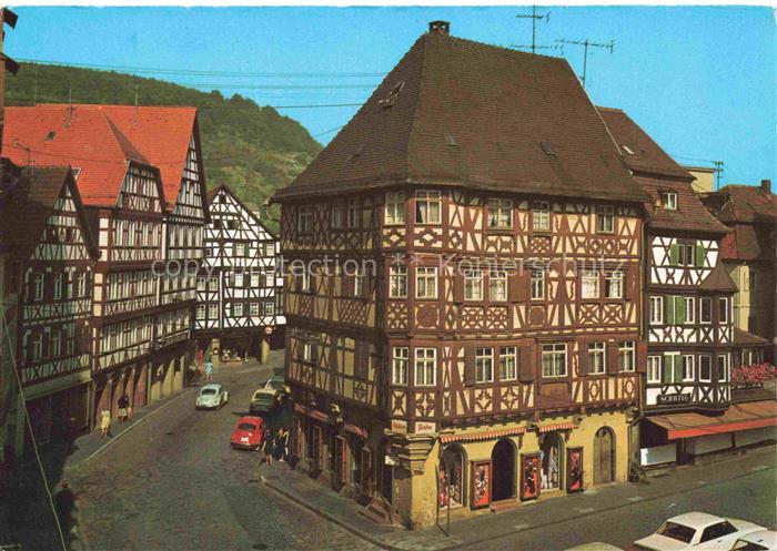 Mosbach Baden Neckar-Odenwald-Kreis BW Palm'sches Haus und Haeuser Kapferer Fach