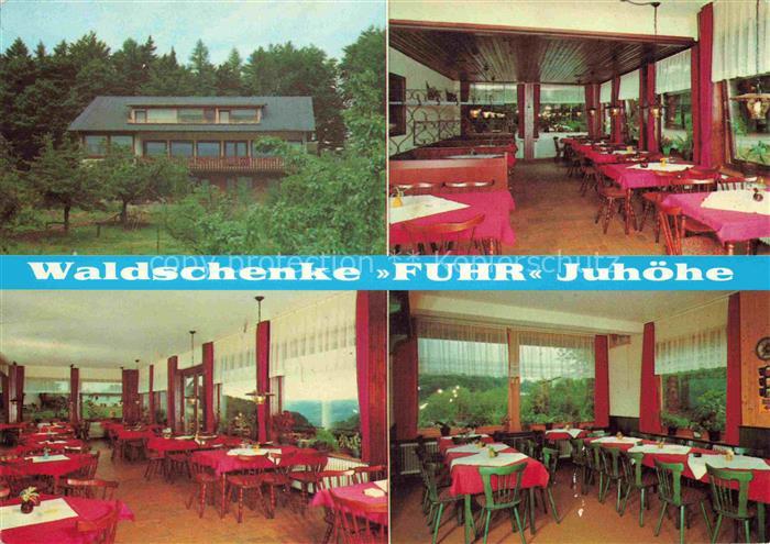 Juhoehe Moerlenbach Bergstrasse Hessen Waldschaenke Fuhr Gastraeume