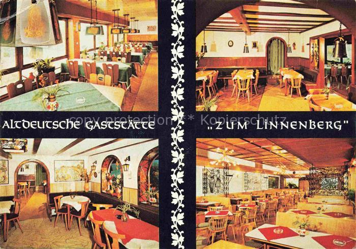 Bonsweiher Altdeutsche Gaststaette Zum Linnenberg Gastraum