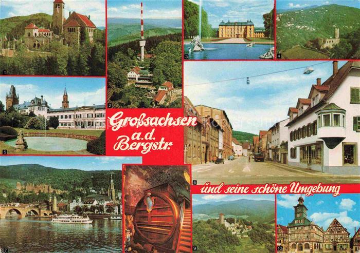 Grosssachsen Hirschberg Bergstrasse und Umgebung Weinheim Wachenburg Heidelberg