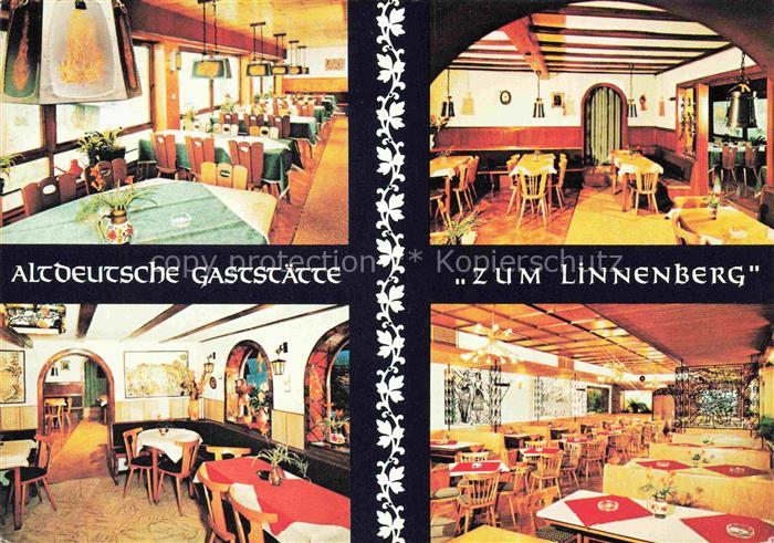 Bonsweiher Altdeutsche Gaststaette zum Linnenberg Gastraeume