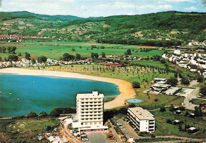 Hemsbach  Bergstrasse Panorama See-Hotel See Badestrand