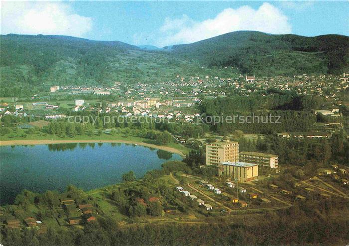 Hemsbach  Bergstrasse Panorama Hemsbacher Wiesensee mit Strandbad und See-Hotel