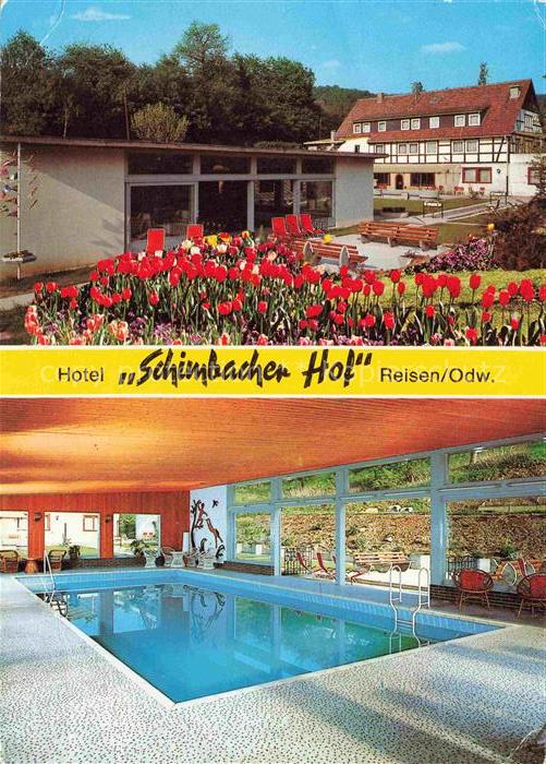 Reisen Odenwald Hotel Schimbacher Hof Hallenbad